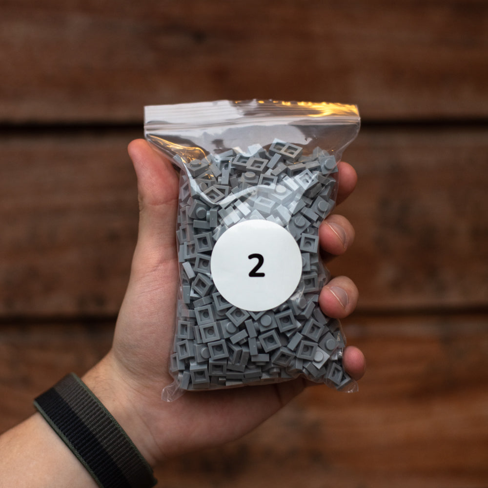 Bricks Pack - No. 2, Light Grey
