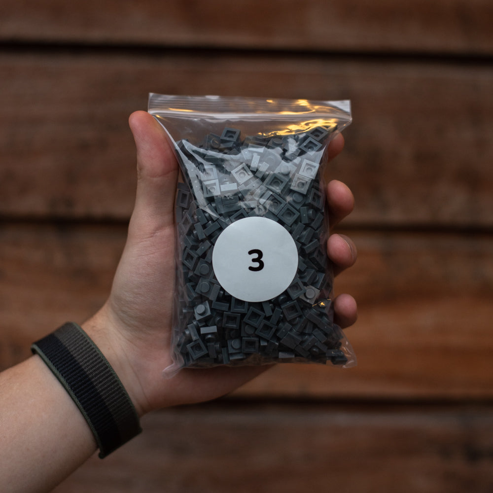 Bricks Pack - No. 3, Grey