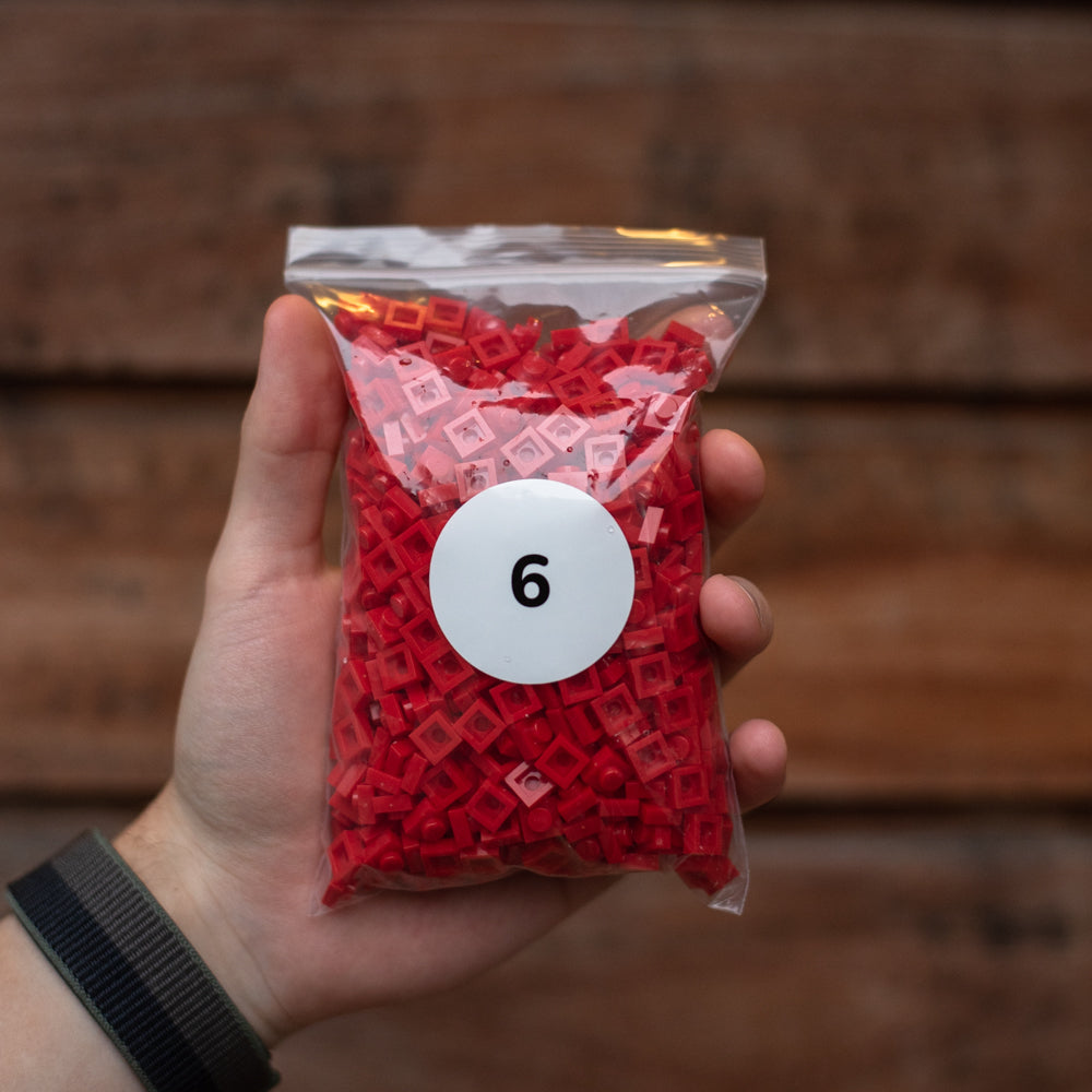 Bricks Pack - No. 6, Red